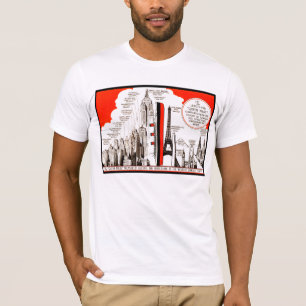 Queen Mary Comparison Chart Tee Shirt