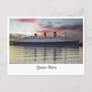 Queen Mary: en historisk skatt i Long Beach Vykort