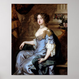 Queen Mary II av Herr Peter Lely Poster