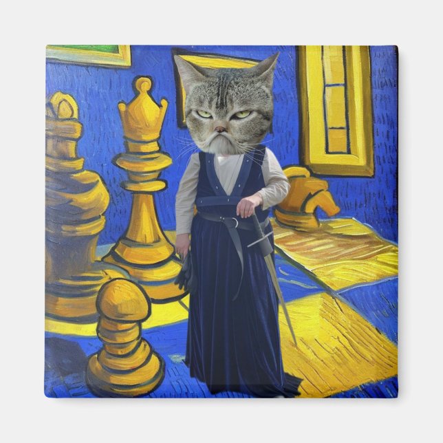 Queen Meowgause Magnet (Framsidan)