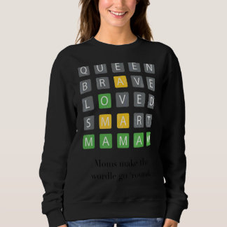 Queen Modig Loved Smart Ord Mamaw Mors dag T Shirt