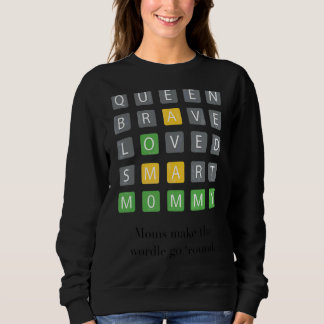 Queen Modig Loved Smart Ord Mamma Mors dag T Shirt