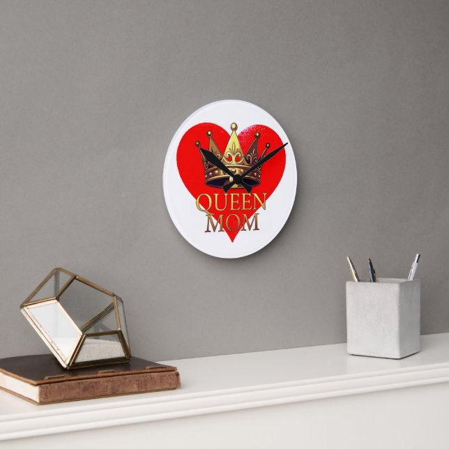 QUEEN MOM RUND KLOCKA (Kontor)