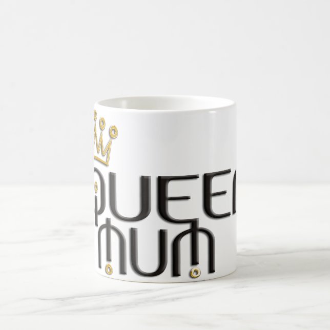 Queen Morsa / guld krona Kaffemugg (Center)