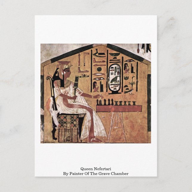 Queen Nefertari av Painter de Grave House Vykort (Framsida)