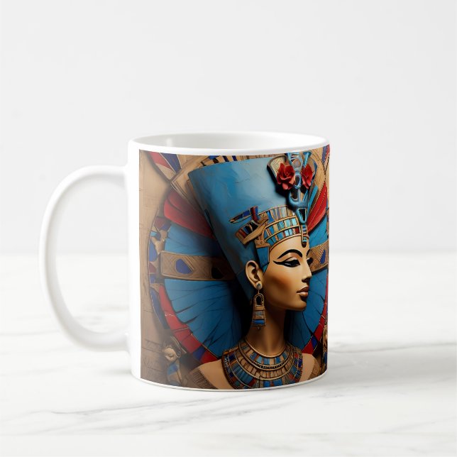 Queen Nefertiti Kaffemugg (Vänster)