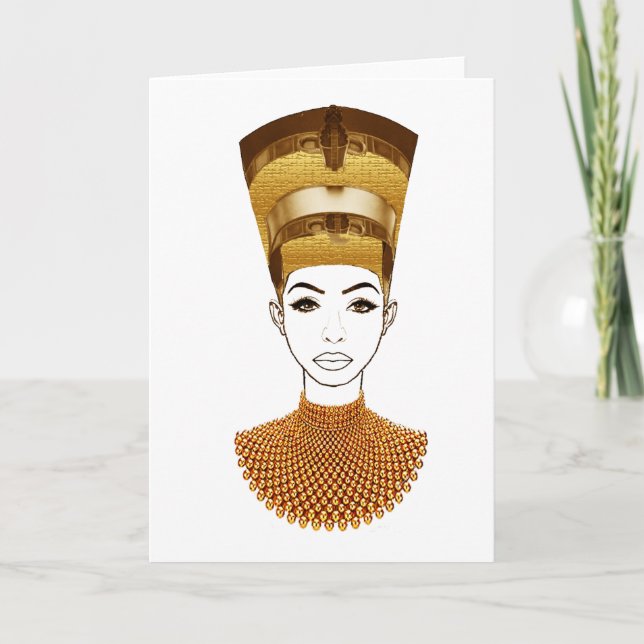 Queen Nefertiti Kort (Framsida)