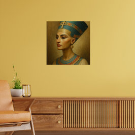 Queen Nefertiti Poster - det egyptiska Royalet Por