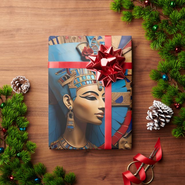 Queen Nefertiti Presentpapper (Julgåva)