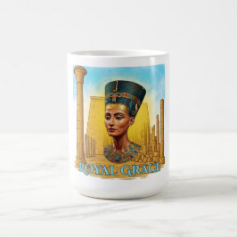 Queen Nefertiti Royal Grace – Ancient Egyptian Que Kaffemugg