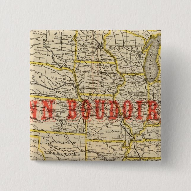 Queen och Crescent Route 2 Knapp (Framsida)