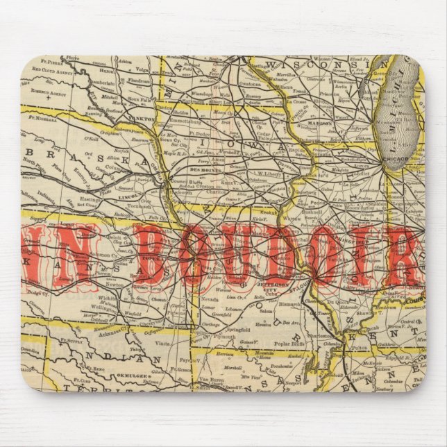 Queen och Crescent Route 2 Musmatta (Framsidan)