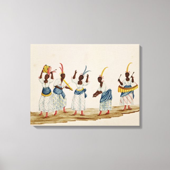 Queen och hennes Suite Canvastryck (Framsida)