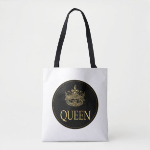 Queen och Krona Emblem Tygkasse