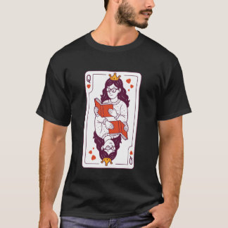 Queen of Books T Shirt