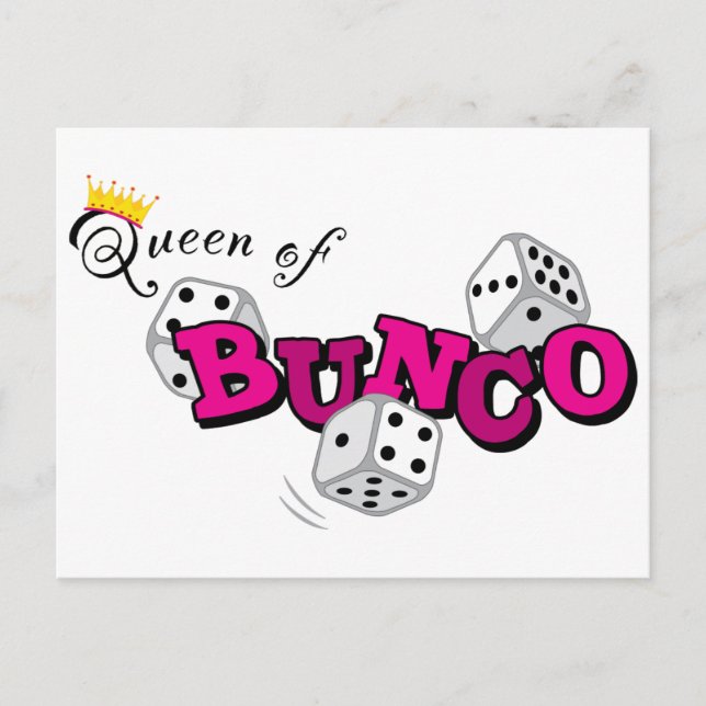 Queen of Bunco Vykort (Framsida)