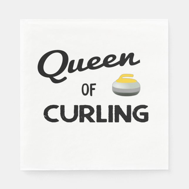 Queen of Curling Pappersservett (Framsidan)