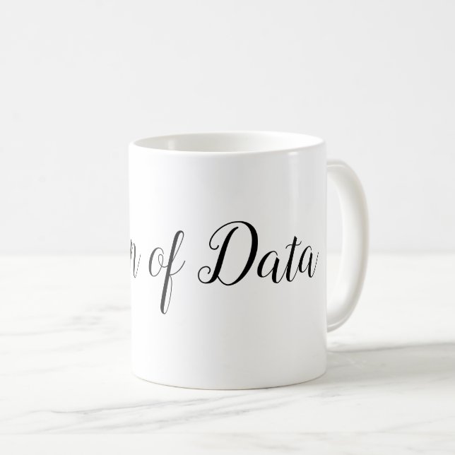 Queen of Data office mugg (Framsida höger)