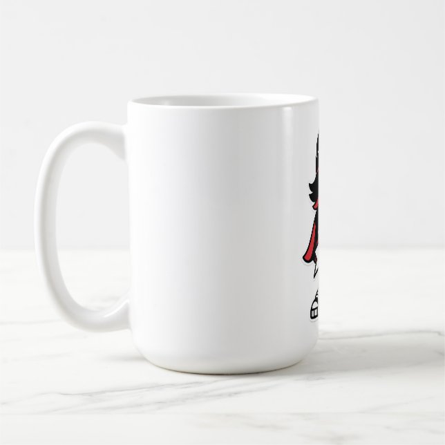 Queen of Diamonds Street Mascot - High-Stakes Edit Kaffemugg (Vänster)