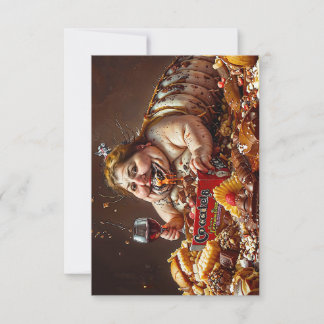 "Queen of Gluttonous Decay" Colorful Porträtt