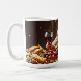 "Queen of Gluttonous Decay" Colorful Porträtt Kaffemugg