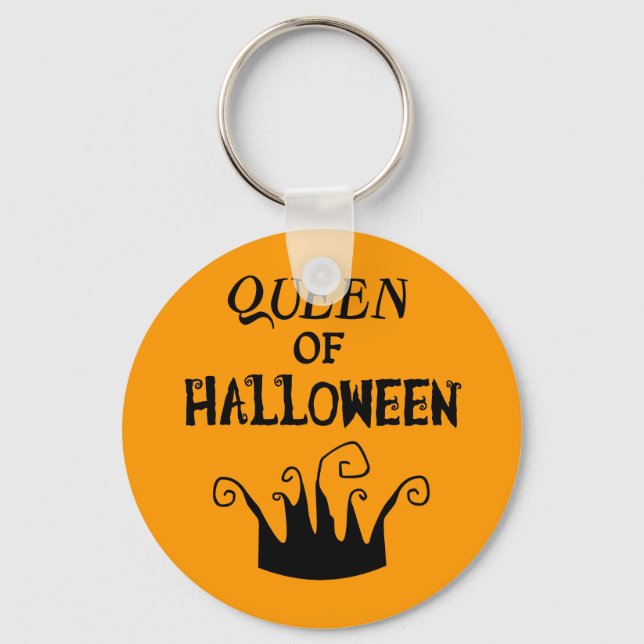 Queen of Halloween Nyckelring (Framsida)