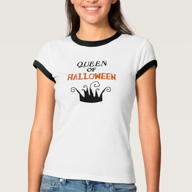 Queen of Halloween T-Shirt (Framsida)