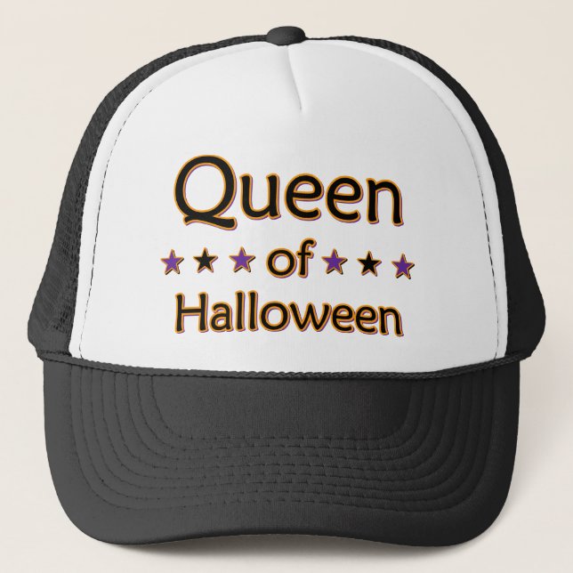 Queen of Halloween Truckerkeps (Framsida)