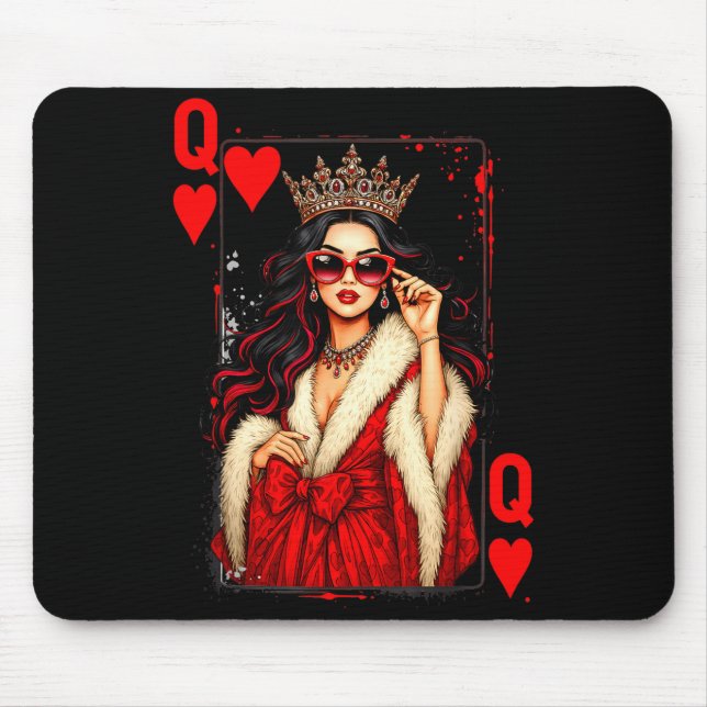 Queen Of Heart Playing Card Love Valentine Outfit  Musmatta (Framsidan)