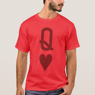 Queen of Hearts and King of Hearts Couples Matchin T Shirt