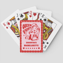 Queen of Hearts Bachelorette Party Casinokort