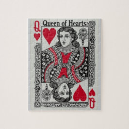 QUEEN OF HEARTS CARD PUSSEL