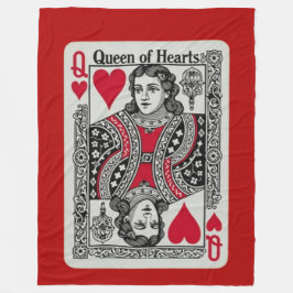 QUEEN OF HEARTS FLEECEFILT