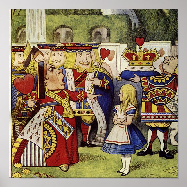 Queen of Hearts Kanvastryck Poster (Framsidan)