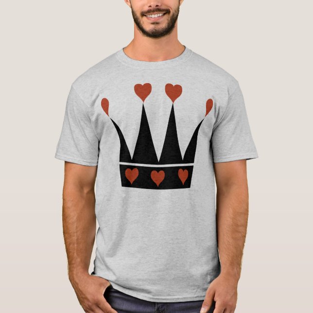 Queen of Hearts Krona Tee (Framsida)