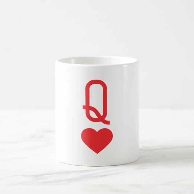 Queen of Hearts Mugg (Center)