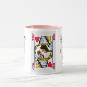 Queen of Hearts Photo Mugg - Mors dag Gift