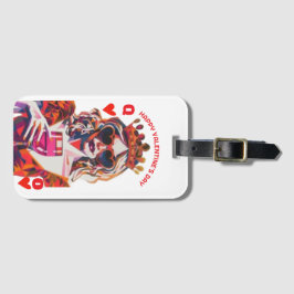 Queen of Hearts Pop Art Spiral Notebook Bagagebricka