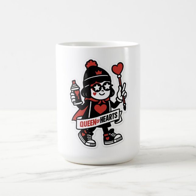 Queen of Hearts Street Mascot - Grind Crew Edition Kaffemugg (Center)