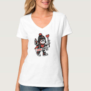 Queen of Hearts Street Mascot - Grind Crew Edition T Shirt