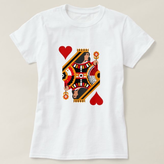 Queen of Hearts T-Shirt (Design framsida)