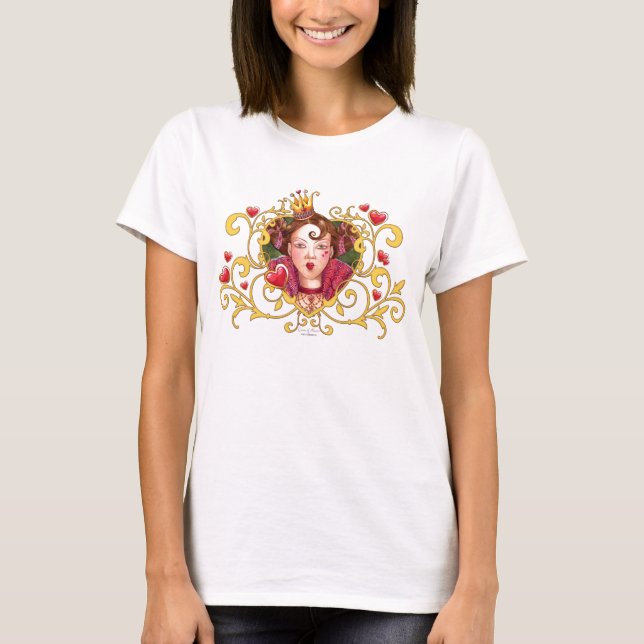 Queen of Hearts Tee Shirt (Framsida)
