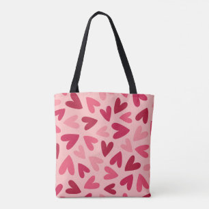 Queen of Hearts Tote Tygkasse