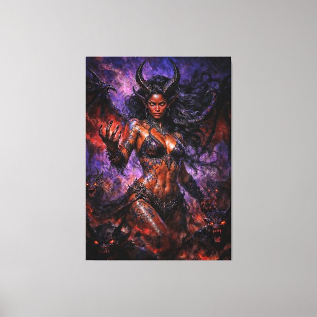 Queen of Hell Lilith Canvastryck (Framsida)