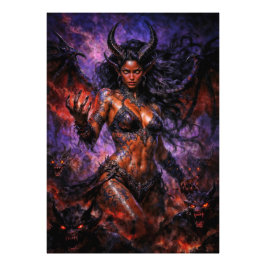 Queen of Hell Lilith Fototryck