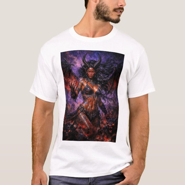 Queen of Hell Lilith T Shirt (Framsida)
