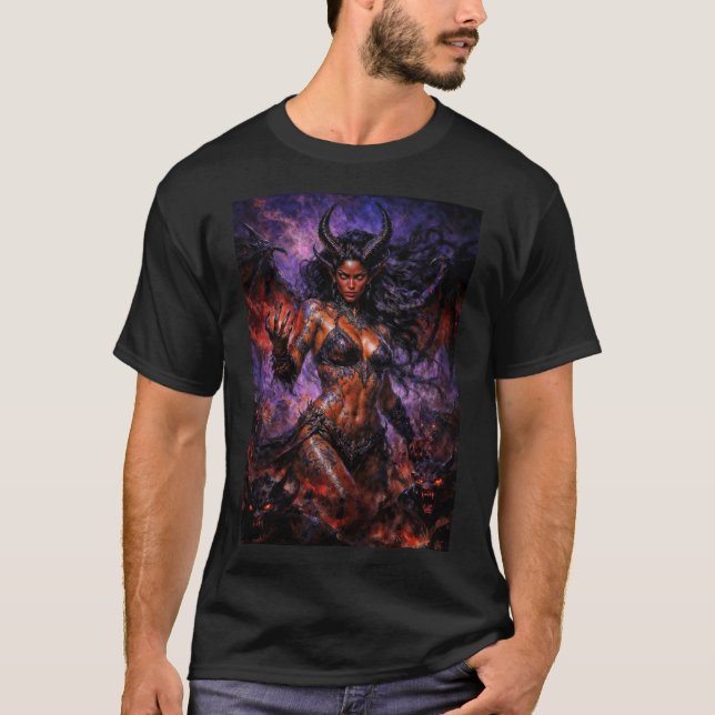 Queen of Hell Lilith T Shirt (Framsida)