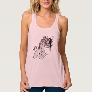 Queen of helvetet Hiss Fuerte Linne Med Racerback