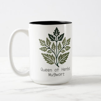 Queen of Herbs Mugwort3 Två-Tonad Mugg