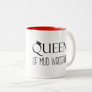 ’QUEEN of Lera Wrestling’ Två-Tonad Mugg